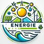 "Logo von energie-wahn.de mit stilisierter Sonne für Energie und Nachhaltigkeit"